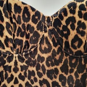 Leopard print party dress